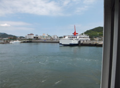 岡山から小豆島までの所要時間は約70分です