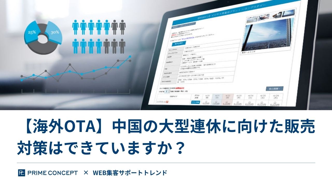 【海外OTA】中国の大型連休（国慶節・春節）に向けた販売対策はできていますか？