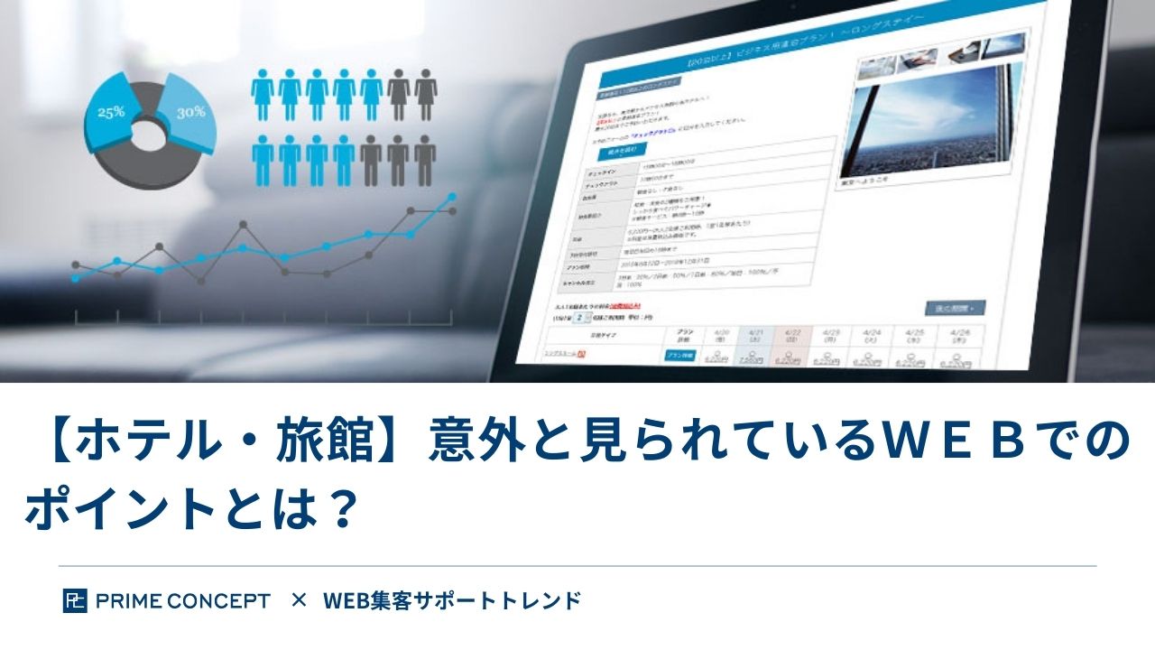 【ホテル・旅館】意外と見られているWEBでのポイントとは