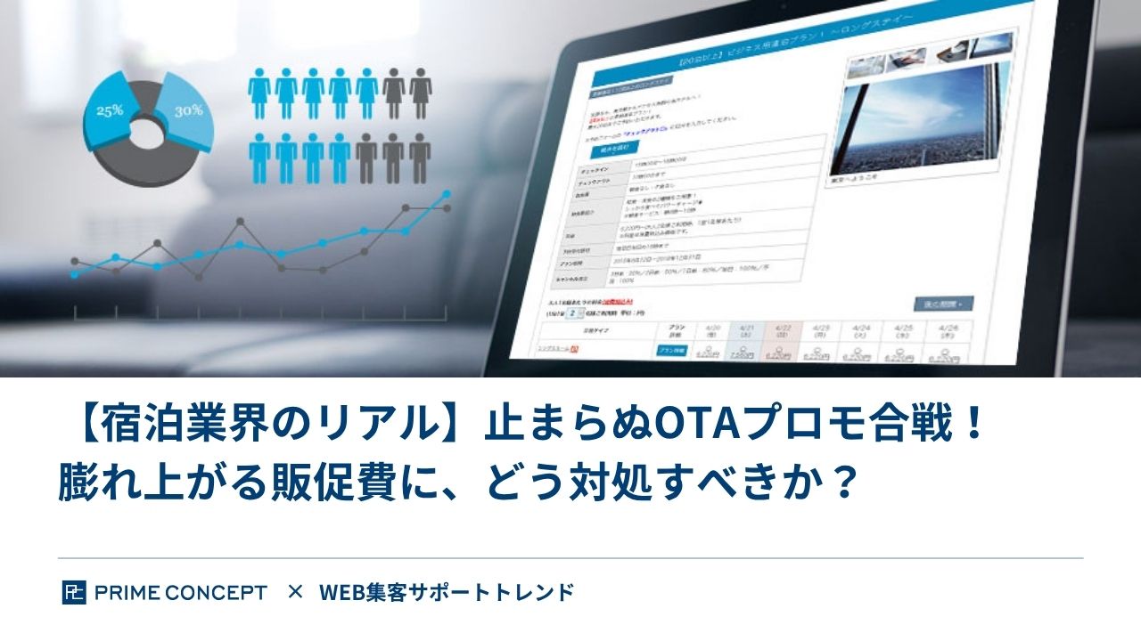 【宿泊業界のリアル】止まらぬOTAプロモ合戦！膨れ上がる販促費に、どう対処すべきか？