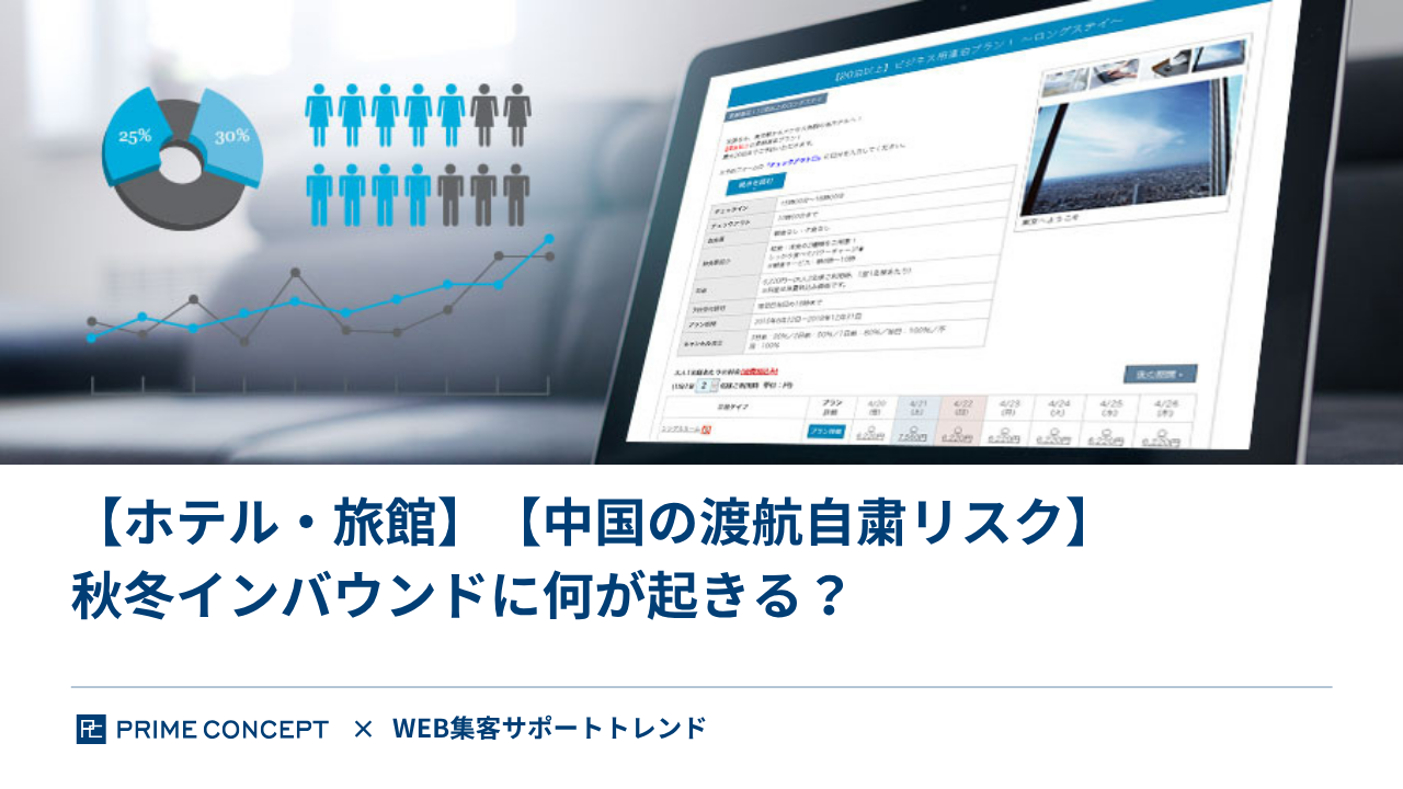 【ホテル・旅館】【中国の渡航自粛リスク】秋冬インバウンドに何が起きる？