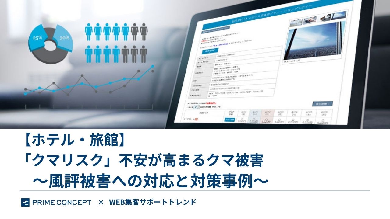 【ホテル・旅館】「クマリスク」不安が高まるクマ被害~風評被害への対応と対策事例~