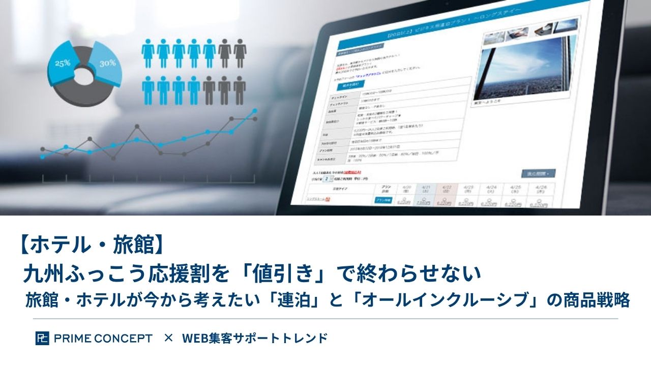 九州ふっこう応援割を「値引き」で終わらせない 旅館・ホテルが今から考えたい「2連泊」と「オールインクルーシブ」